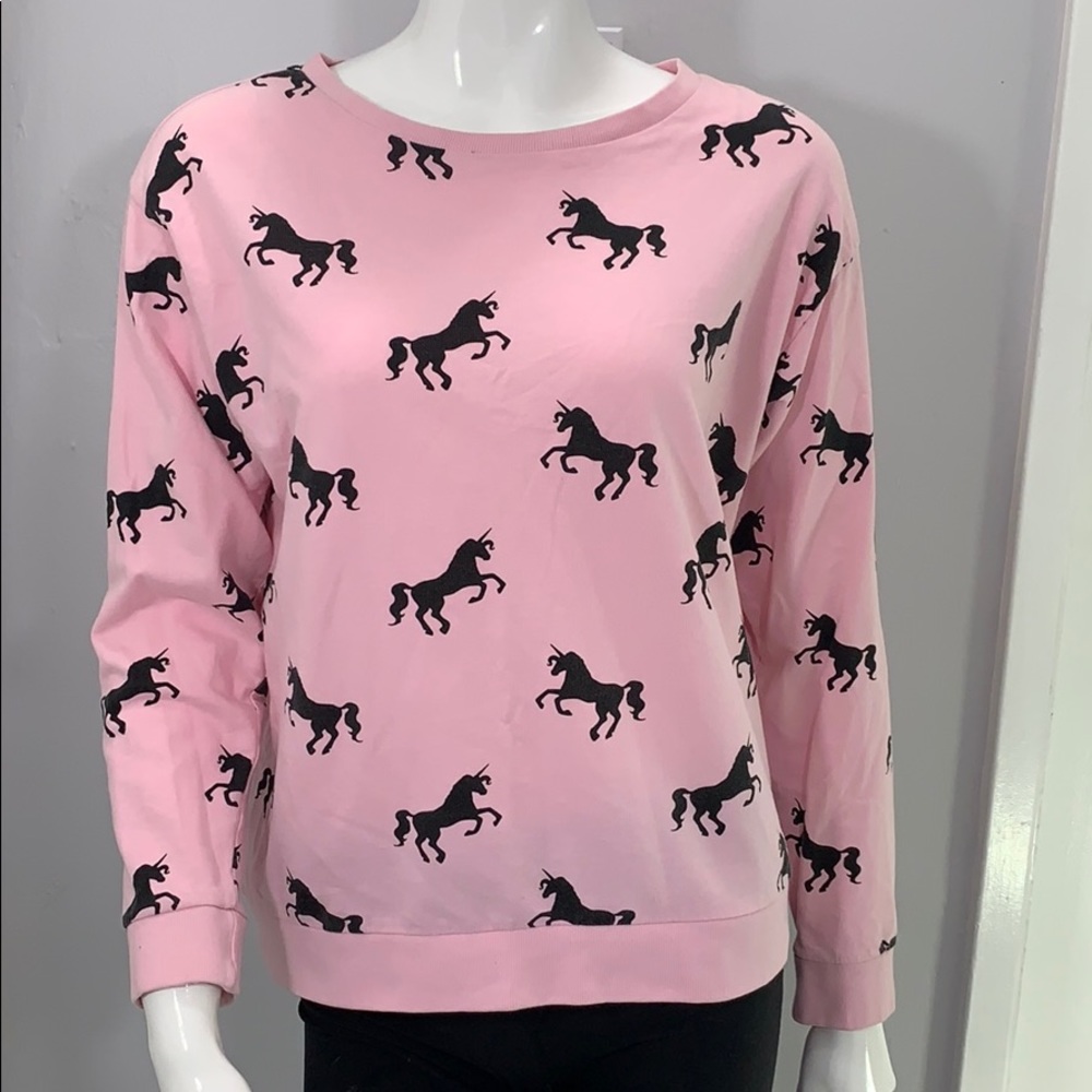 H&M Unicorn Sweatshirt Top